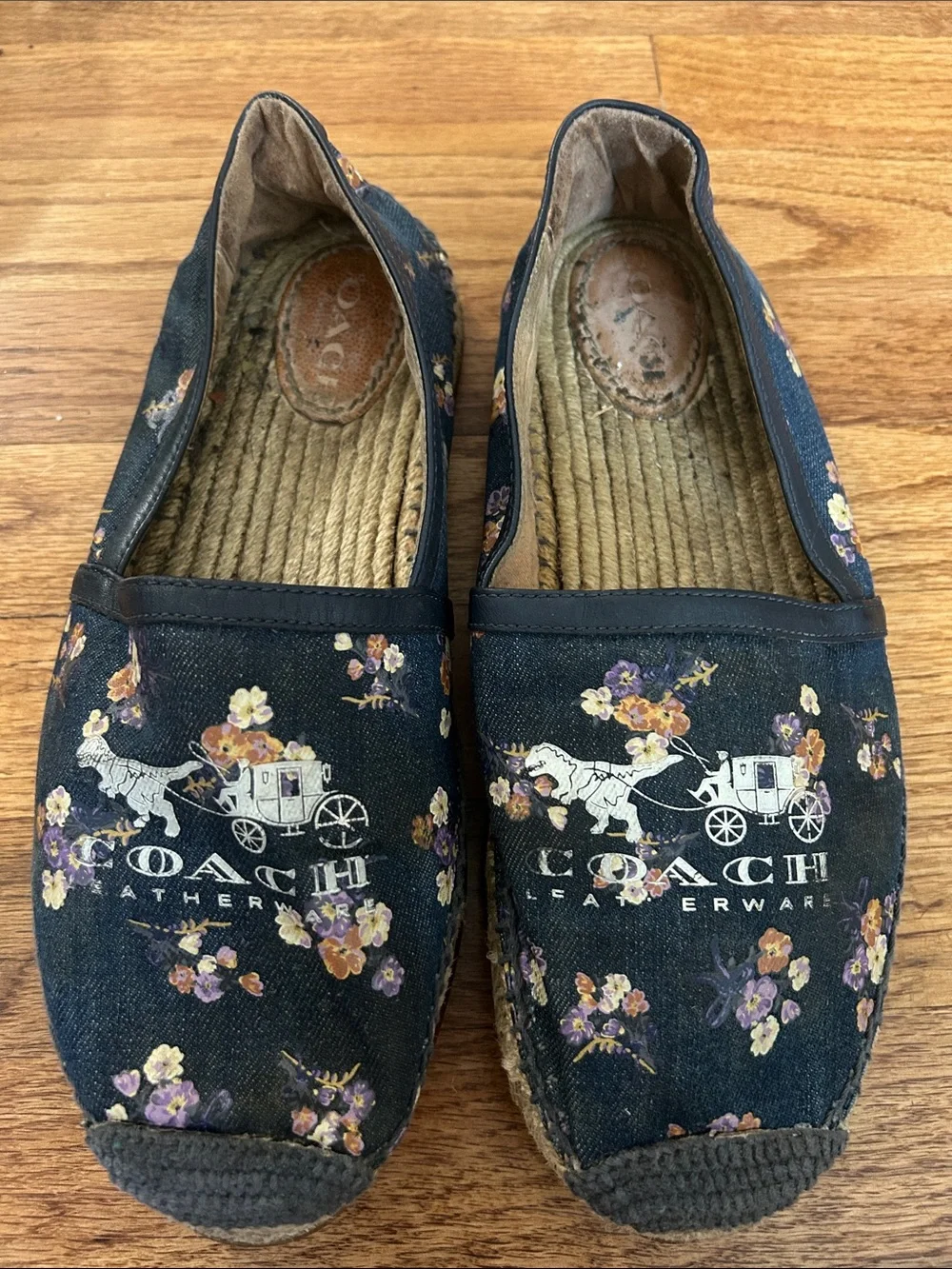 Coach espadrille slip